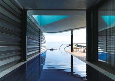 Yachting Villa with Gym Waterfront - Interior Pool 